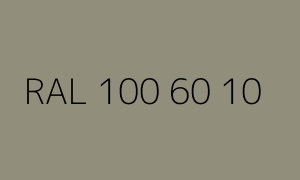 Cor RAL 100 60 10