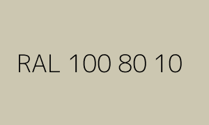 Cor RAL 100 80 10