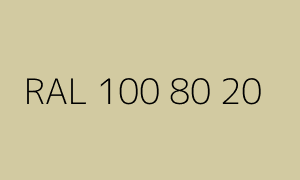 Cor RAL 100 80 20