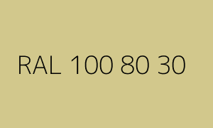 Cor RAL 100 80 30