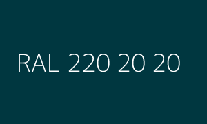 Cor RAL 220 20 20