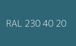 Cor RAL 230 40 20