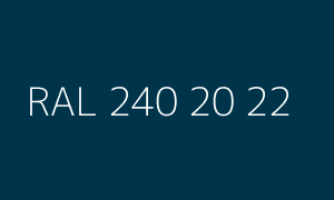 Cor RAL 240 20 22
