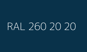 Cor RAL 260 20 20