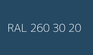 Cor RAL 260 30 20