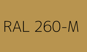 Cor RAL 260-M