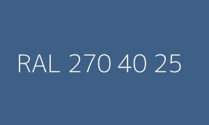 Cor RAL 270 40 25