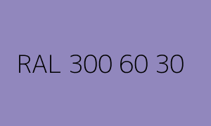 Cor RAL 300 60 30