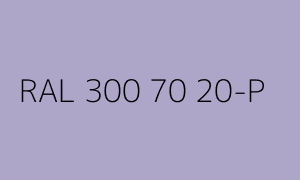 Cor RAL 300 70 20-P