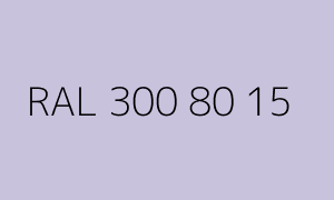 Cor RAL 300 80 15