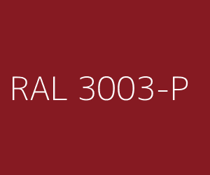 Cor RAL 3003-P RUBY RED