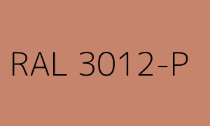 Cor RAL 3012-P