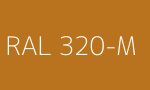 Cor RAL 320-M