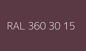 Cor RAL 360 30 15