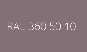 Cor RAL 360 50 10