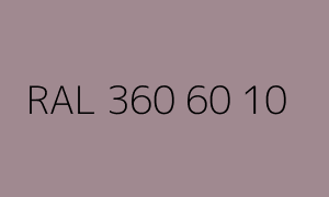 Cor RAL 360 60 10