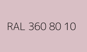 Cor RAL 360 80 10