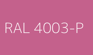 Cor RAL 4003-P