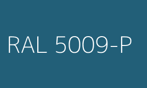 Cor RAL 5009-P