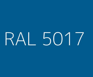 Cor RAL 5017 TRAFFIC BLUE