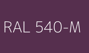 Cor RAL 540-M