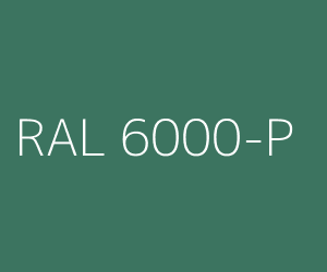 Cor RAL 6000-P PATINA GREEN