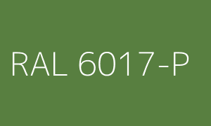 Cor RAL 6017-P