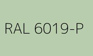 Cor RAL 6019-P