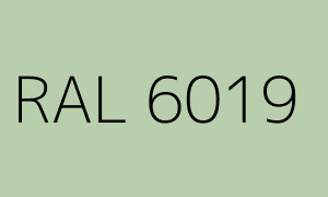 Cor RAL 6019
