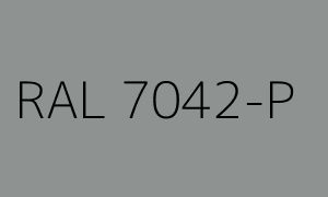 Cor RAL 7042-P
