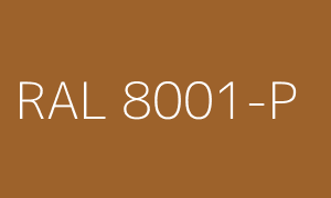 Cor RAL 8001-P