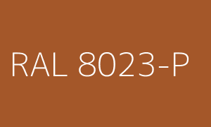Cor RAL 8023-P