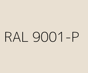 Cor RAL 9001-P CREAM