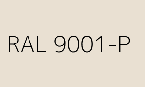 Cor RAL 9001-P