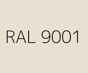 Cor RAL 9001 CREAM