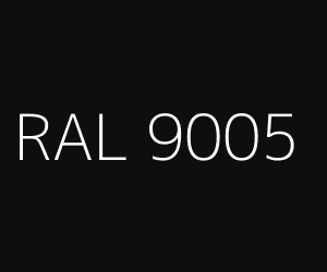 Cor RAL 9005 JET BLACK