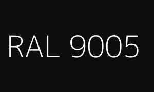 Cor RAL 9005