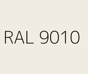 Cor RAL 9010 PURE WHITE